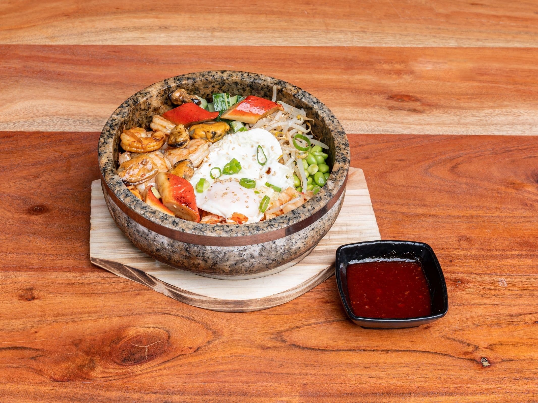 Stone Bowl Bibimbap Seafood