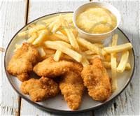 Kindermenu met kipnuggets