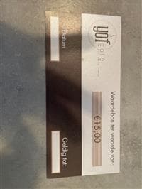 Waardebon €15.00